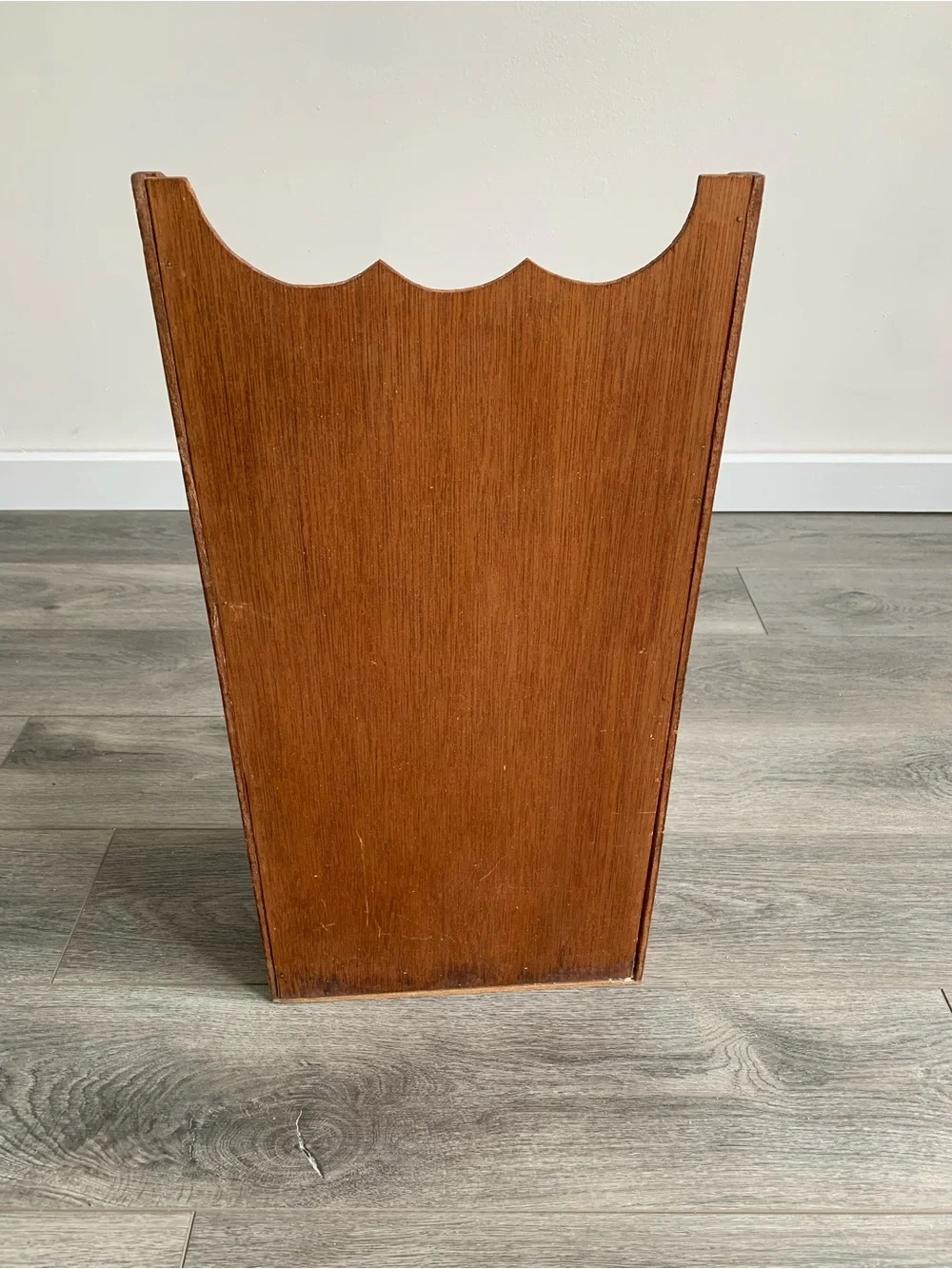 Vintage Four-Tier Wooden Display Shelf